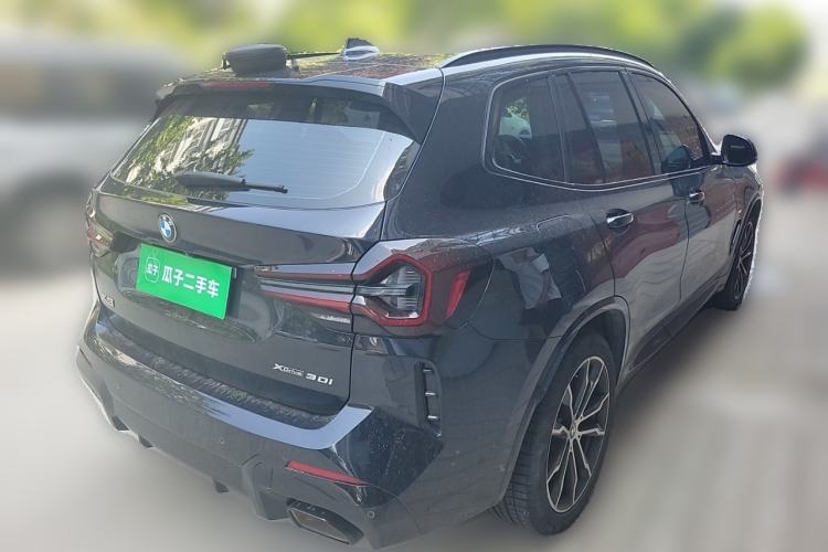 Used BMW X3 2023 xDrive30i Leading Model M Night Edition Package Rear Right 45 Deg
