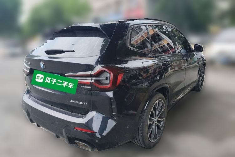 Used BMW X3 2023 xDrive30i Leading Model M Night Edition Package Rear Right 45 Deg
