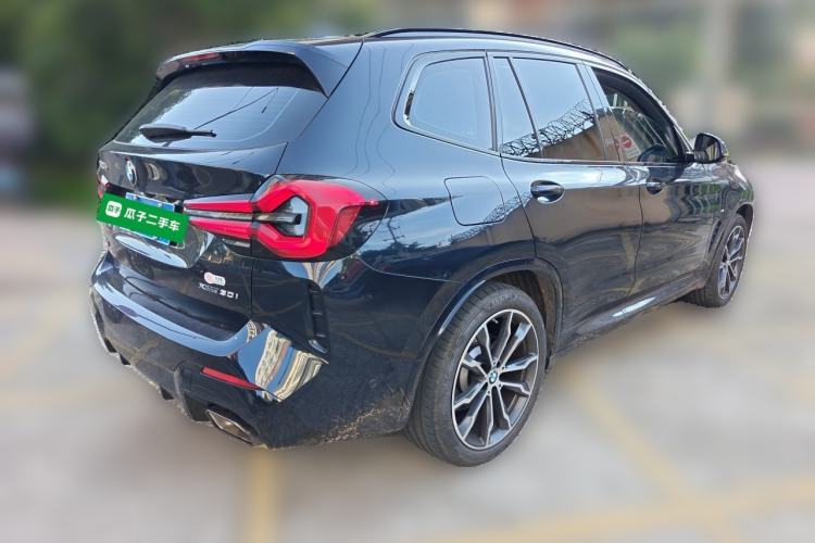 Used BMW X3 2023 xDrive30i Leading Model M Night Edition Package Rear Right 45 Deg
