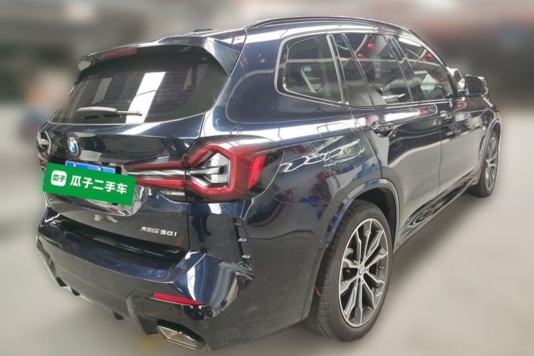 Used BMW X3 2023 xDrive30i Leading Model M Night Edition Package Rear Right 45 Deg