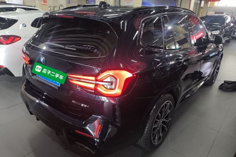 Used BMW X3 2023 xDrive30i Leading Model M Night Edition Package Rear Right 45 Deg