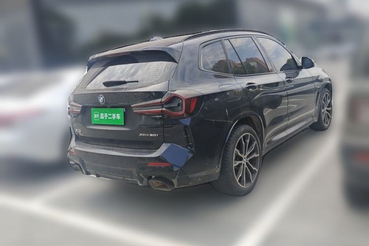 Used BMW X3 2023 xDrive30i Leading Model M Night Edition Package Rear Right 45 Deg