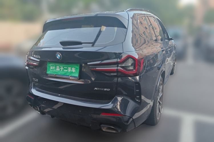 Used BMW X3 2023 xDrive30i Leading Model M Night Edition Package Rear Right 45 Deg