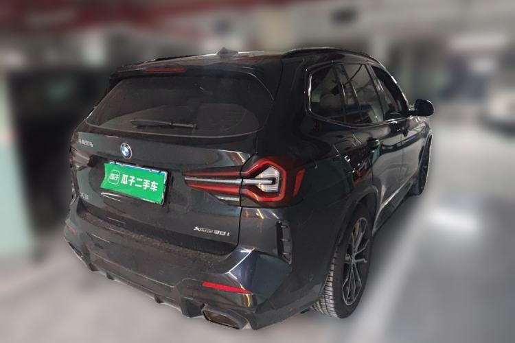 Used BMW X3 2023 xDrive30i Leading Model M Night Edition Package Rear Right 45 Deg