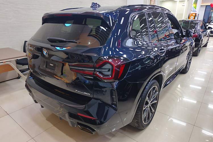 Used BMW X3 2023 xDrive30i Leading Model M Night Edition Package Rear Right 45 Deg