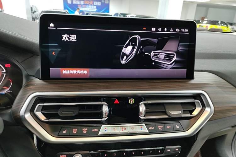 Used BMW X3 2023 xDrive30i Leading Model M Night Edition Package Audio And AC Panel