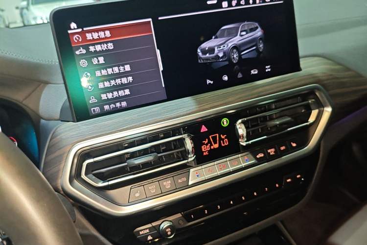 Used BMW X3 2023 Restyled xDrive30i Leading Edition M Night Sky Package Audio And AC Panel