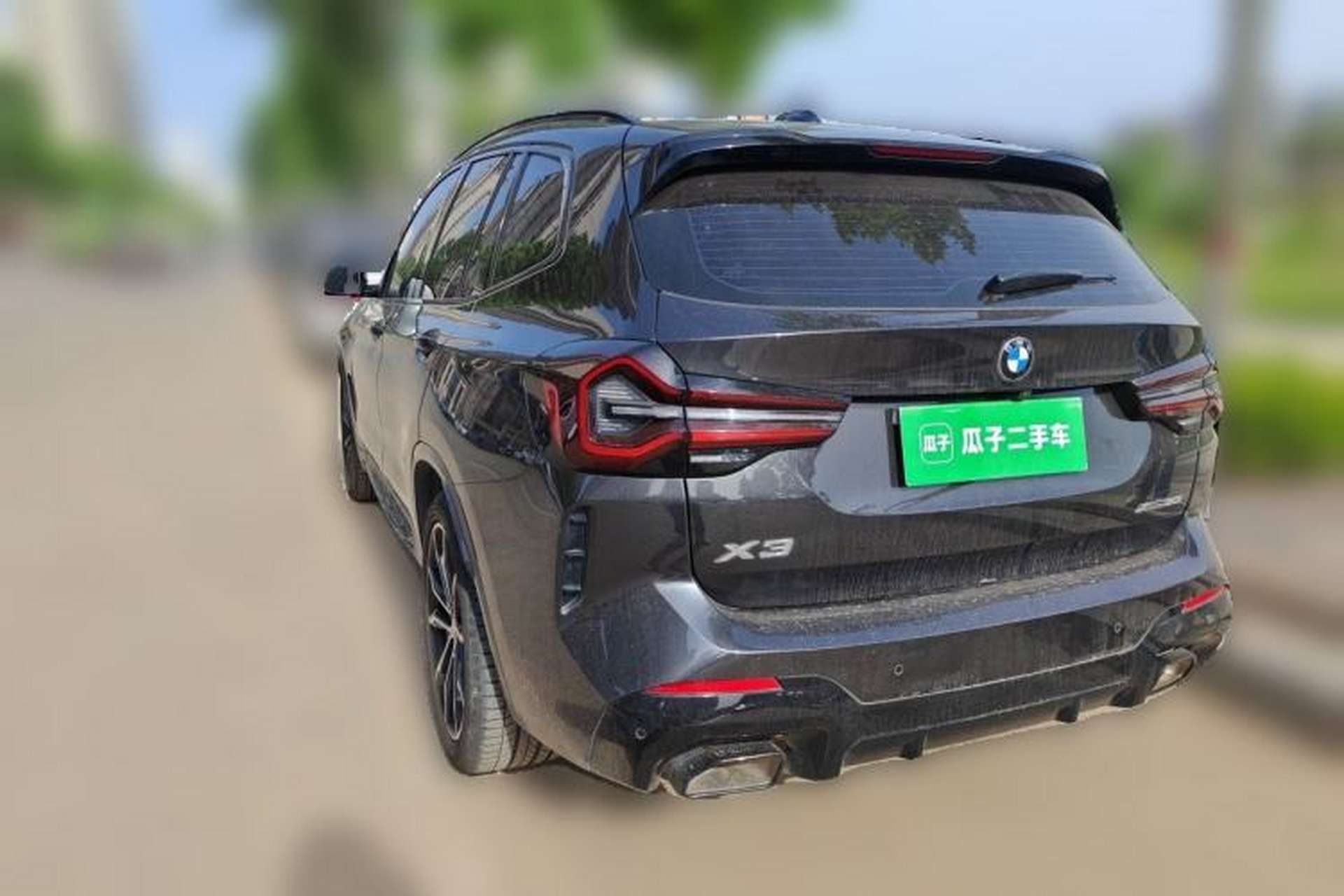 Used BMW X3 2023 xDrive30i Leading Model M Night Edition Package Rear Left 45 Deg