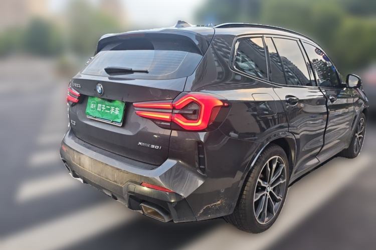 Used BMW X3 2023 xDrive30i Leading Model M Night Edition Package Rear Right 45 Deg