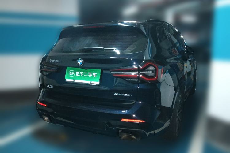 Used BMW X3 2023 xDrive30i Leading Model M Night Edition Package Rear Right 45 Deg