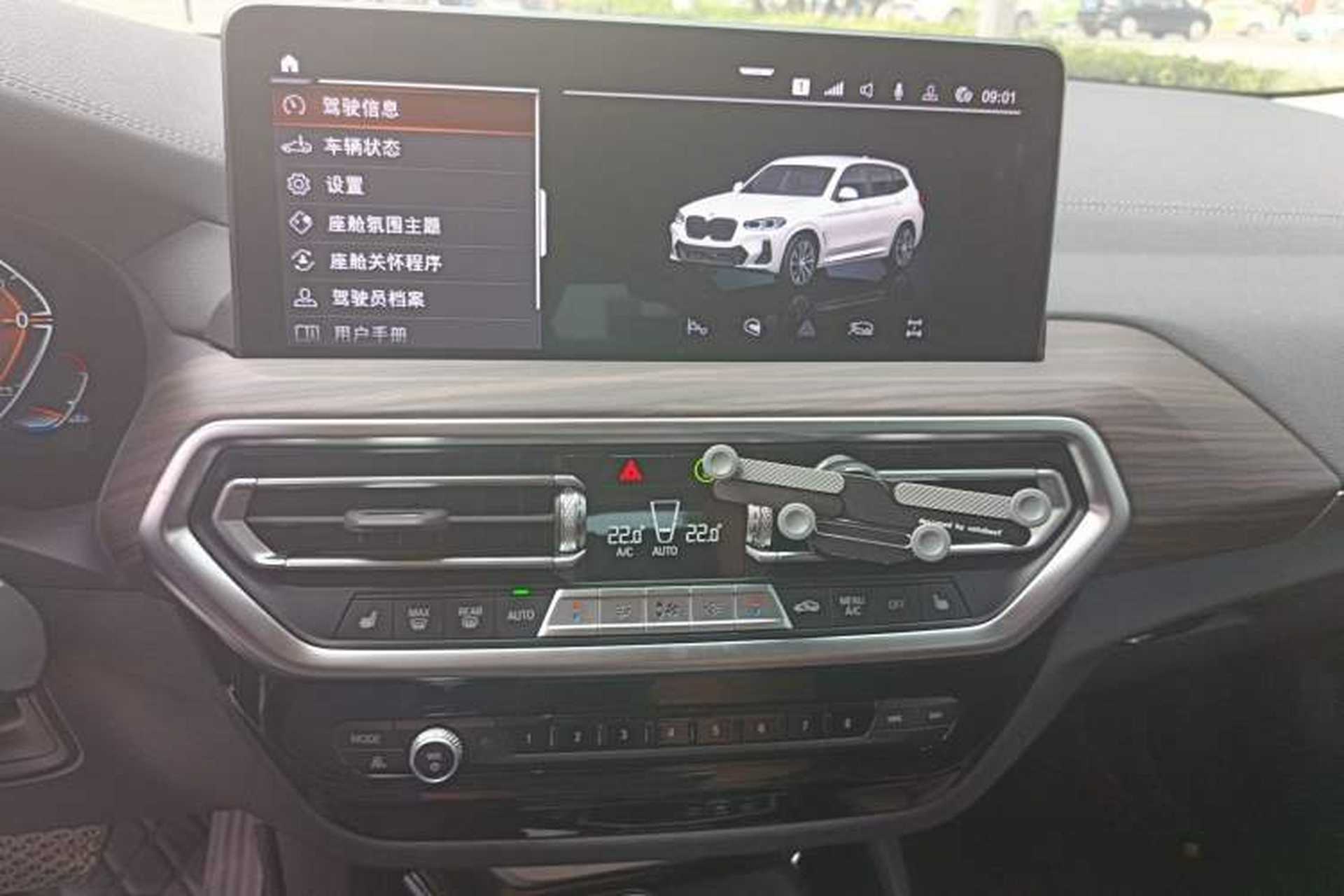Used BMW X3 2023 xDrive30i Leading Model M Night Edition Package Audio And AC Panel