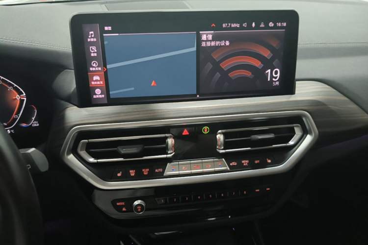 Used BMW X3 2023 xDrive30i Leading Model M Night Edition Package Audio And AC Panel
