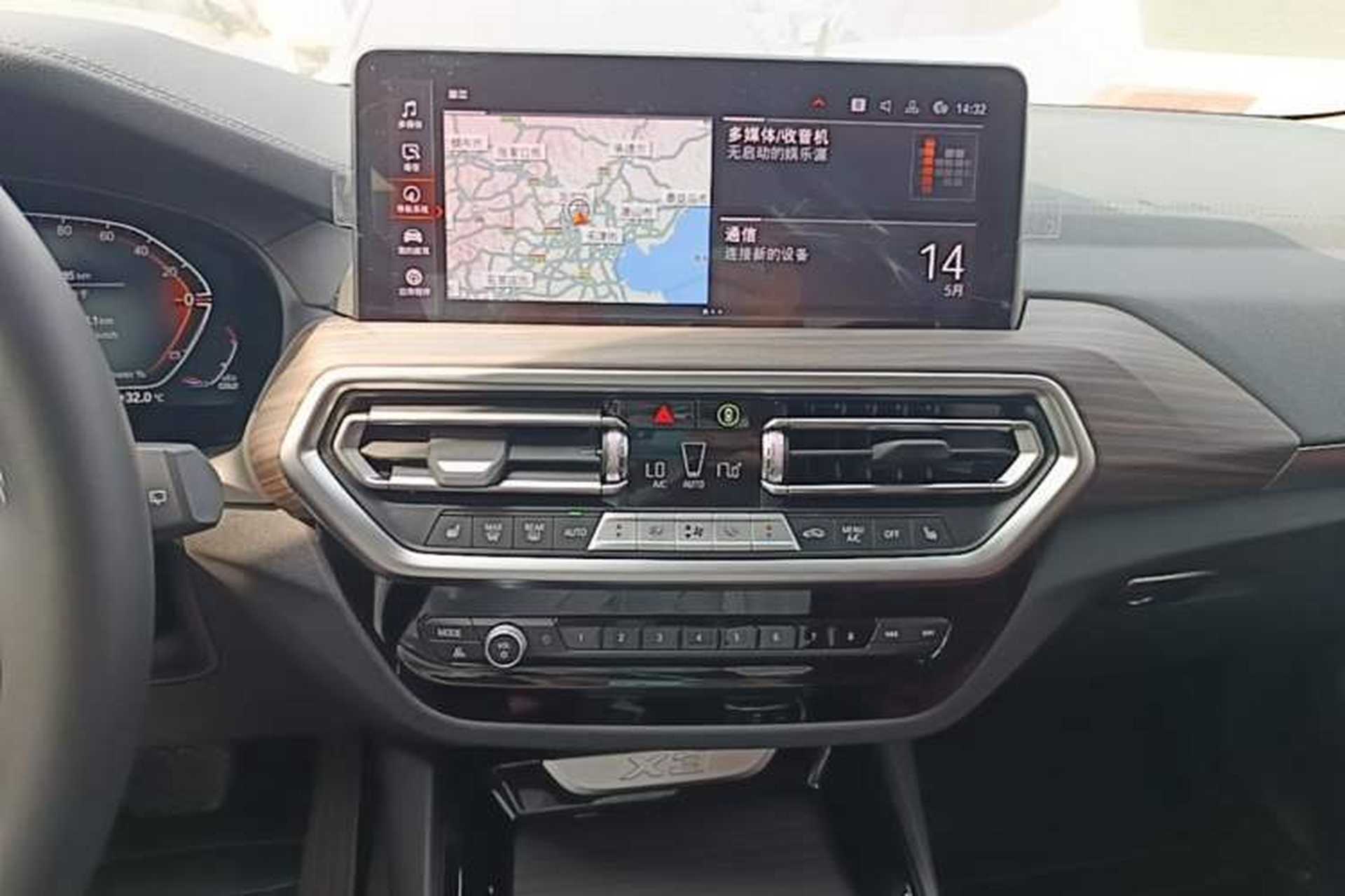 Used BMW X3 2023 Restyled xDrive30i Leading Edition M Night Sky Package Audio And AC Panel