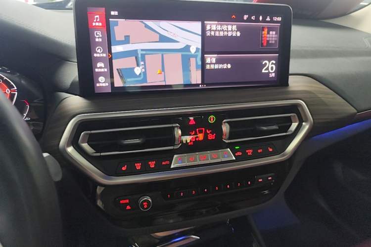 Used BMW X3 2023 Restyled xDrive30i Leading Edition M Night Sky Package Audio And AC Panel