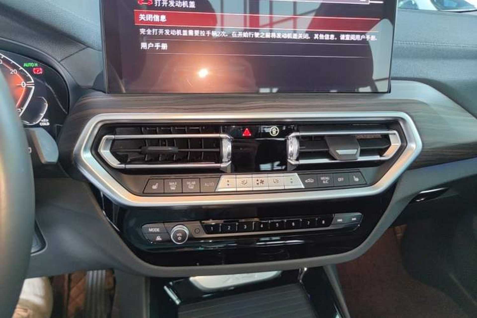 Used BMW X3 2023 Restyled xDrive30i Leading Edition M Night Sky Package Audio And AC Panel