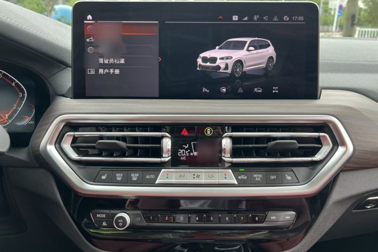 Used BMW X3 2023 xDrive30i Leading Model M Night Edition Package Audio And AC Panel