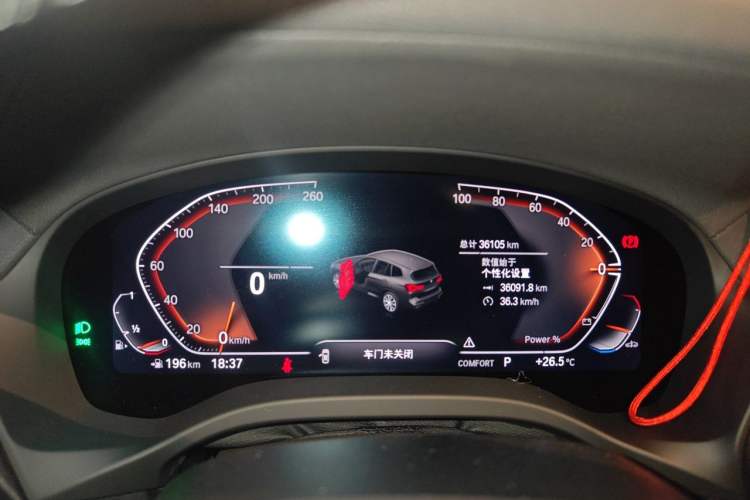 Used BMW X3 2023 xDrive30i Leading Model M Night Edition Package Instrument Cluster