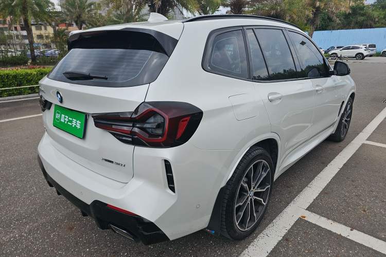 Used BMW X3 2023 xDrive30i Leading Model M Night Edition Package Rear Right 45 Deg