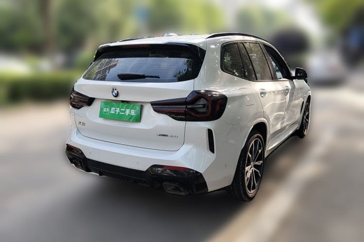 Used BMW X3 2023 xDrive30i Leading Model M Night Edition Package Rear Right 45 Deg