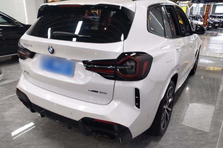 Used BMW X3 2023 xDrive30i Leading Model M Night Edition Package Rear Right 45 Deg