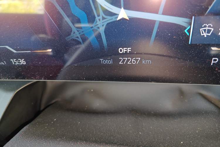 Used BMW X3 2025 xDrive30L Leading Model M Sport Package Odometer Close Up