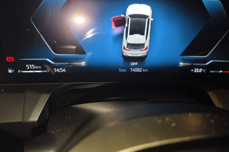Used BMW X3 2025 xDrive30L Leading Model M Sport Package Odometer Close Up