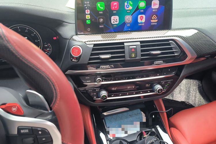 Used BMW X3 M 2019 X3 M Competition Edition Audio And AC Panel