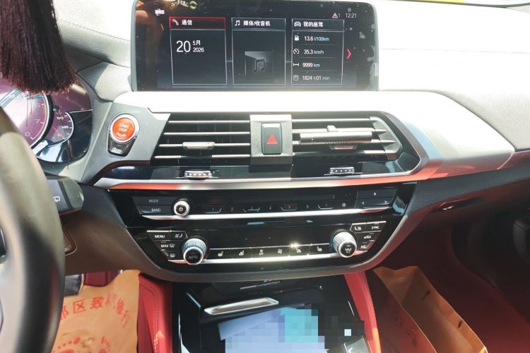 Used BMW X3 M 2019 X3 M Competition Edition Audio And AC Panel