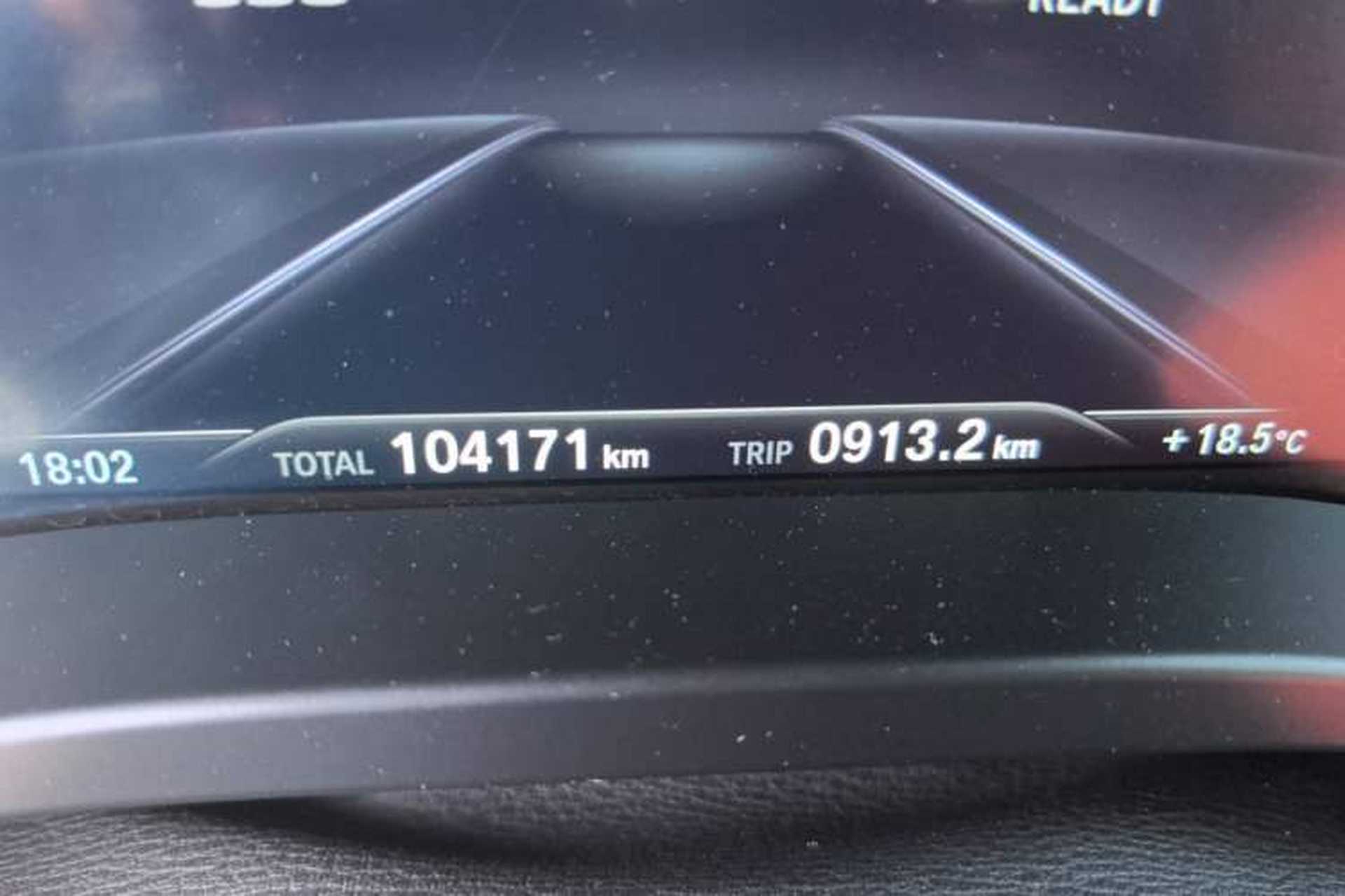 Used BMW X3 M 2019 X3 M Odometer Close Up