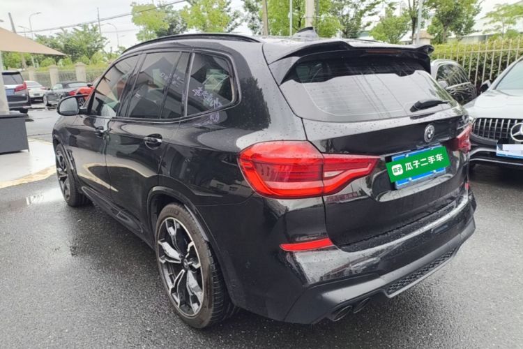 Used BMW X3 M 2019 X3 M Competition Edition Rear Left 45 Deg
