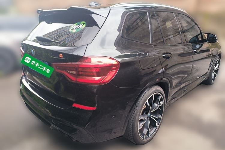 Used BMW X3 M 2019 X3 M Competition Edition Rear Right 45 Deg