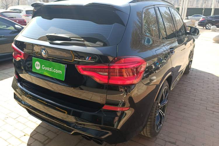 Used BMW X3 M 2019 X3 M Competition Edition Rear Right 45 Deg