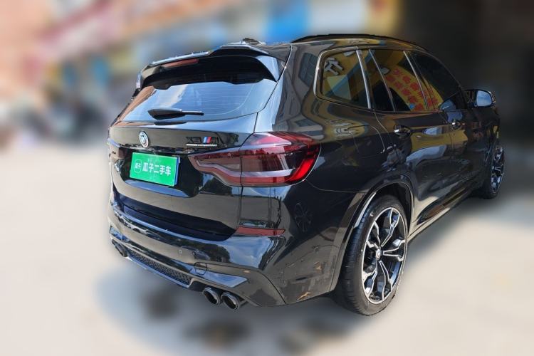 Used BMW X3 M 2019 X3 M Competition Edition Rear Right 45 Deg