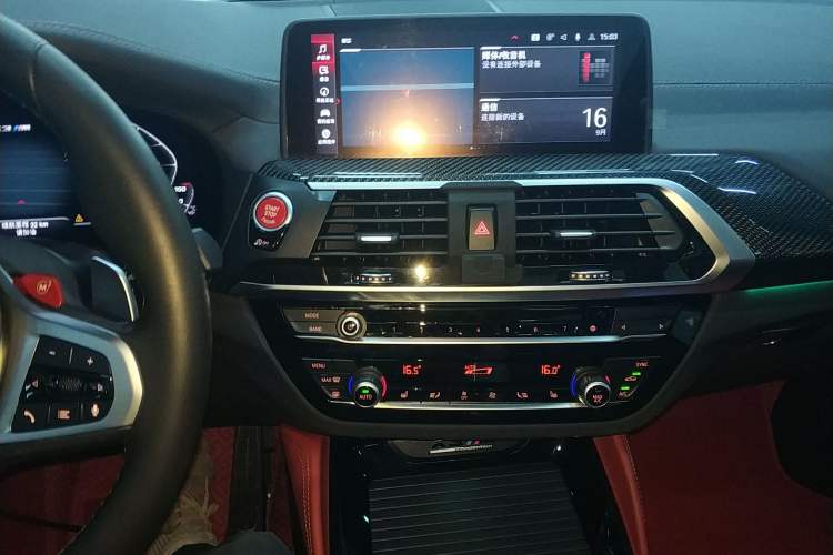 Used BMW X3 M 2019 X3 M Competition Edition Audio And AC Panel