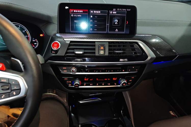 Used BMW X3 M 2019 X3 M Competition Edition Audio And AC Panel