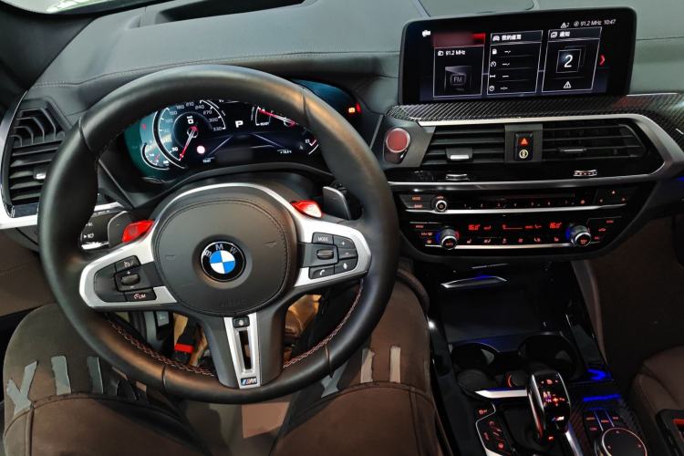 Used BMW X3 M 2019 X3 M Competition Edition Center Console