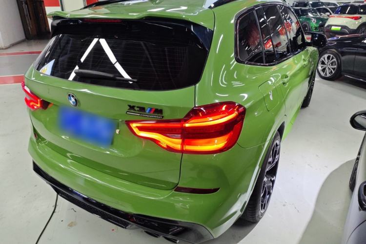 Used BMW X3 M 2019 X3 M Competition Edition Rear Right 45 Deg