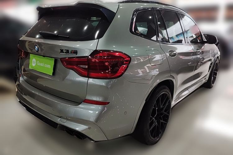Used BMW X3 M 2019 X3 M Competition Edition Rear Right 45 Deg
