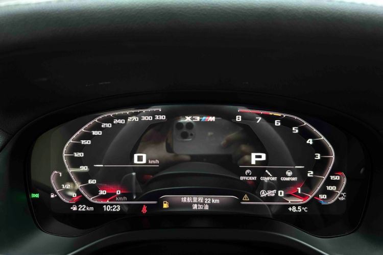 Used BMW X3 M 2021 X3 M Competition Edition Odometer Close Up