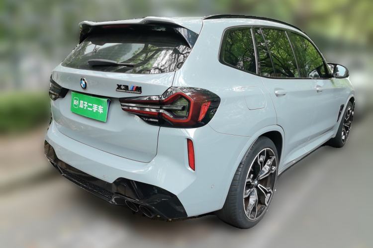 Used BMW X3 M 2022 X3 M Competition Edition Rear Right 45 Deg