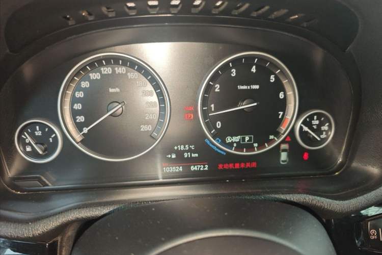 Used BMW X4 2016 xDrive20i M Sport Edition Odometer Close Up