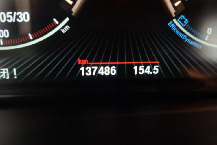 Used BMW X4 2014 xDrive35i M Sport model Odometer Close Up