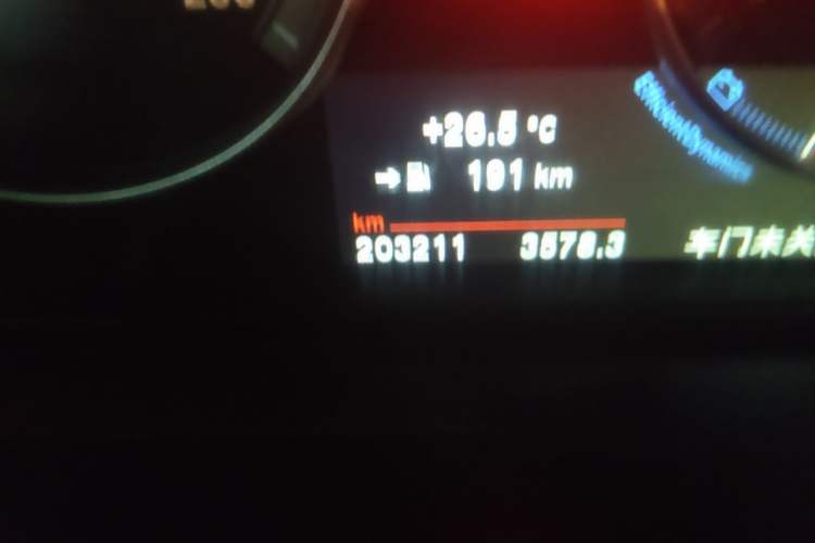 Used BMW X4 2016 xDrive20i M Sport Edition Odometer Close Up