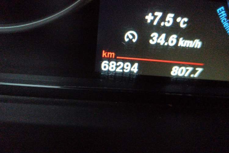 Used BMW X4 2016 xDrive20i M Sport Edition Odometer Close Up