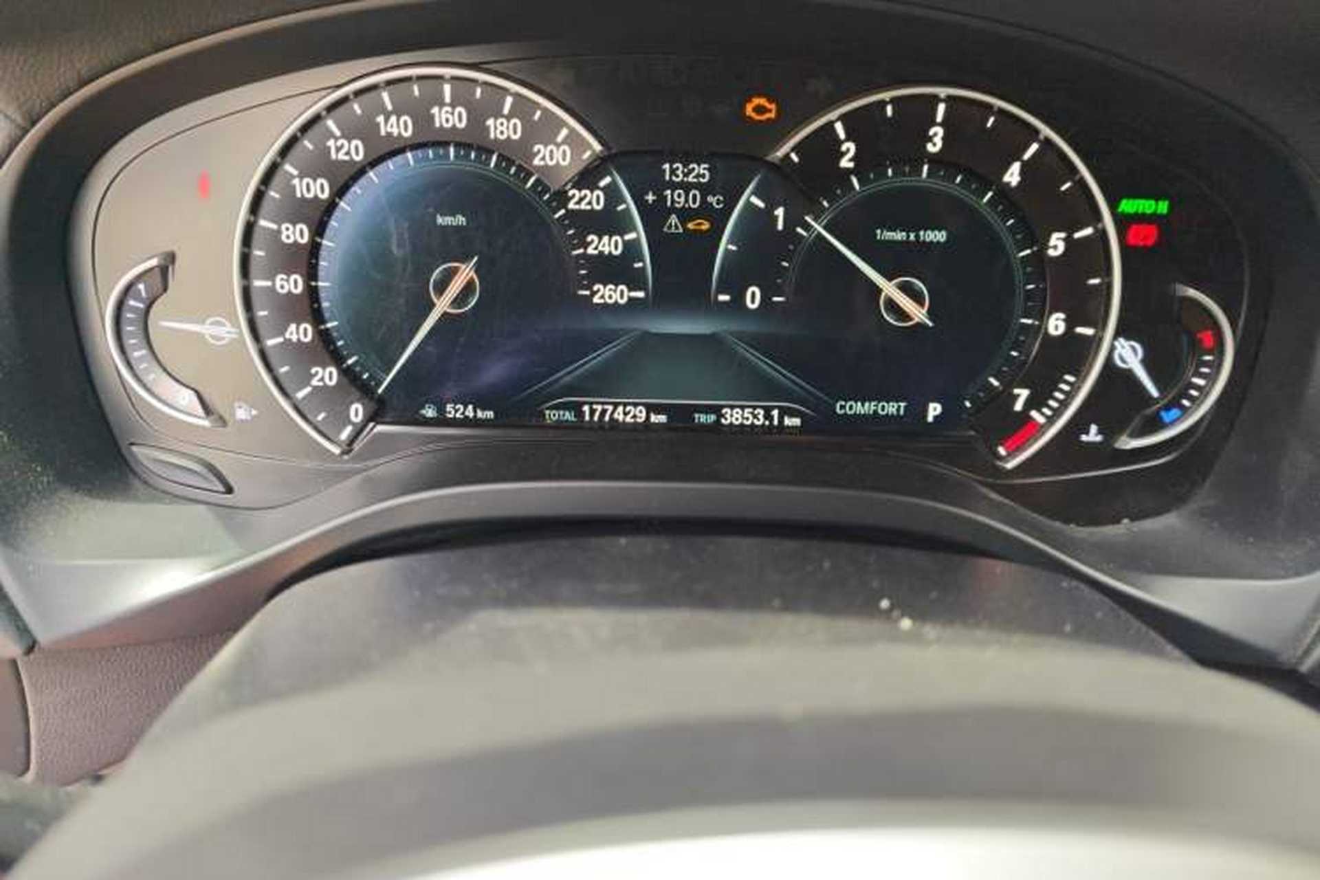Used BMW X4 2019 xDrive25i M Sport Package Odometer Close Up