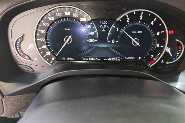 Used BMW X4 2019 xDrive25i M Sport Package Odometer Close Up