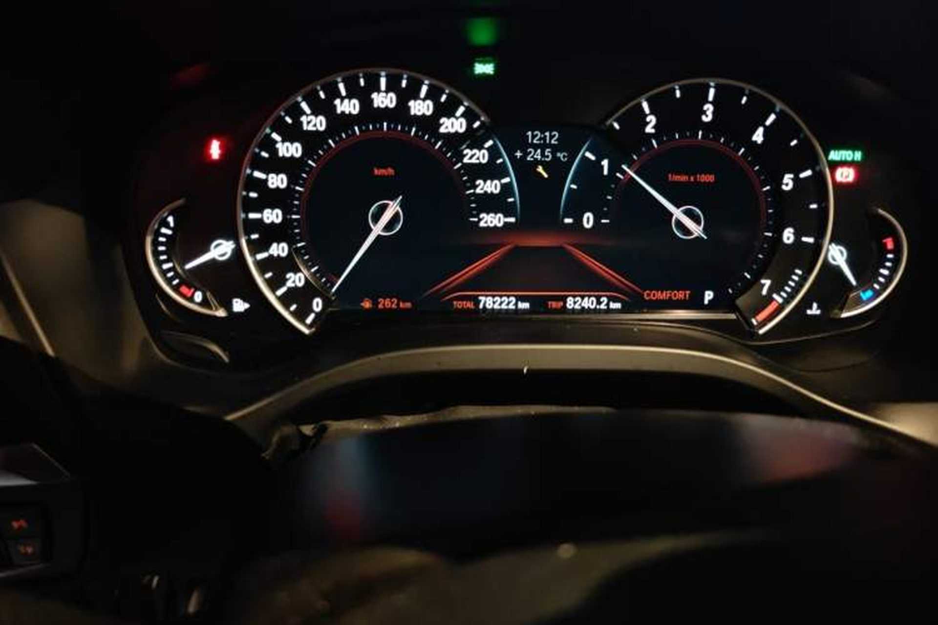 Used BMW X4 2019 xDrive25i M Sport Package Odometer Close Up