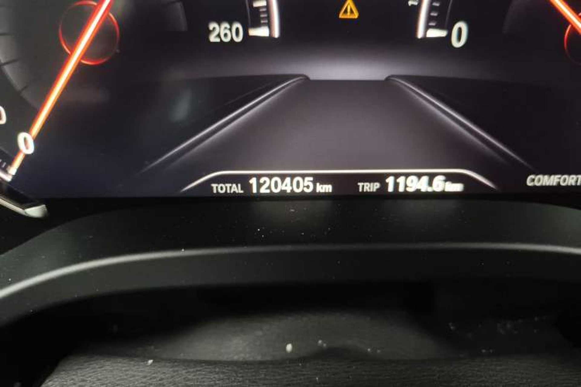 Used BMW X4 2019 xDrive25i M Sport Package Odometer Close Up