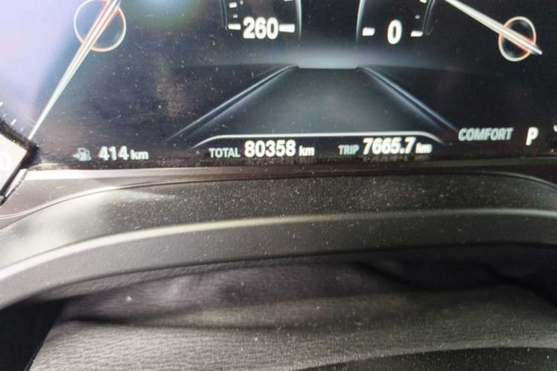 Used BMW X4 2019 xDrive25i M Sport Package Odometer Close Up