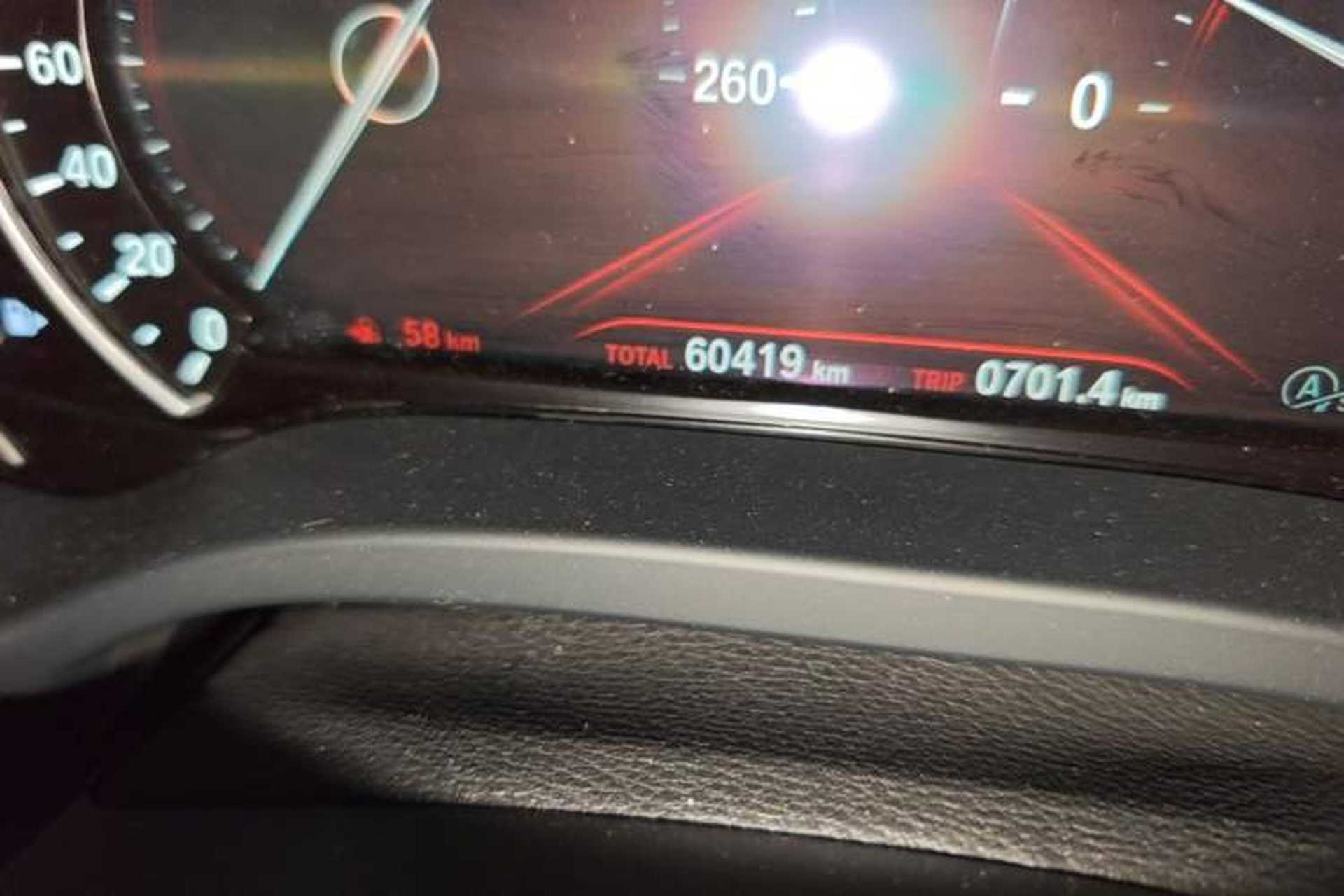 Used BMW X4 2019 xDrive25i M Sport Package Odometer Close Up